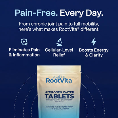 Hydrogen Water Tablets — Your Knees, Back & Hips Pain-Free in 14 Days or Your Money Back