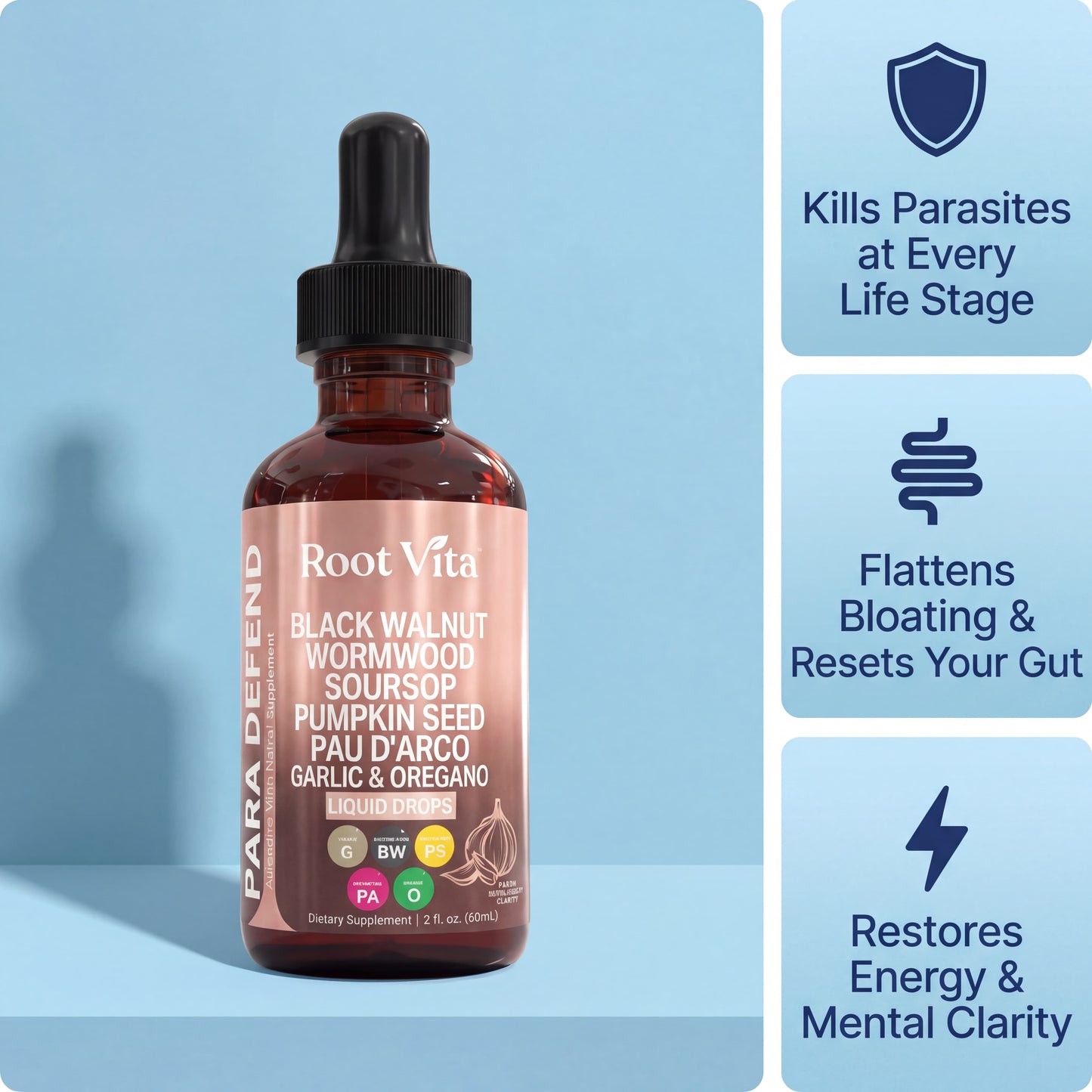 Black Walnut Wormwood Parasite Cleanse — Flatten Your Bloated Stomach in 7 Days or Your Money Back