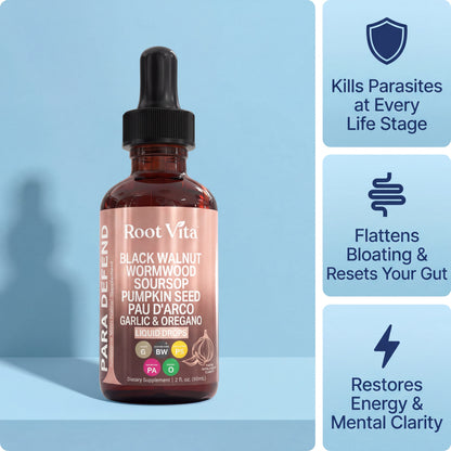 Black Walnut Wormwood Parasite Cleanse — Flatten Your Bloated Stomach in 7 Days or Your Money Back