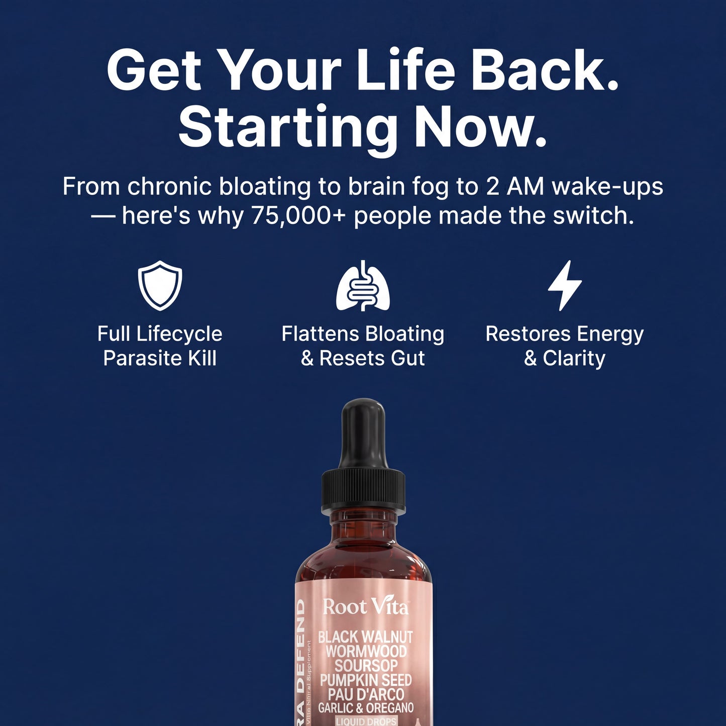 Black Walnut Wormwood Parasite Cleanse — Flatten Your Bloated Stomach in 7 Days or Your Money Back