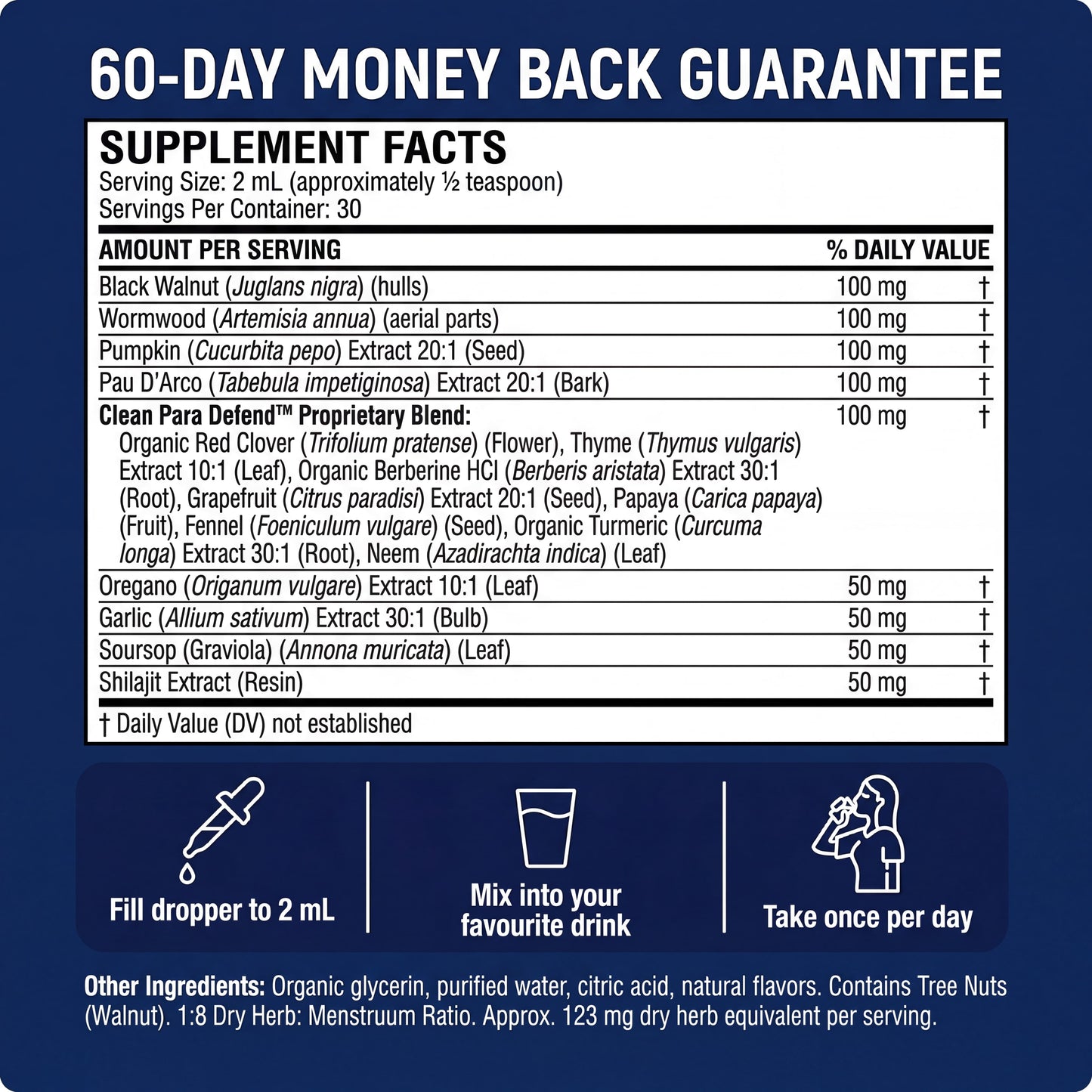 Black Walnut Wormwood Parasite Cleanse — Flatten Your Bloated Stomach in 7 Days or Your Money Back