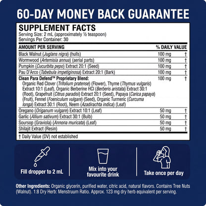 Black Walnut Wormwood Parasite Cleanse — Flatten Your Bloated Stomach in 7 Days or Your Money Back