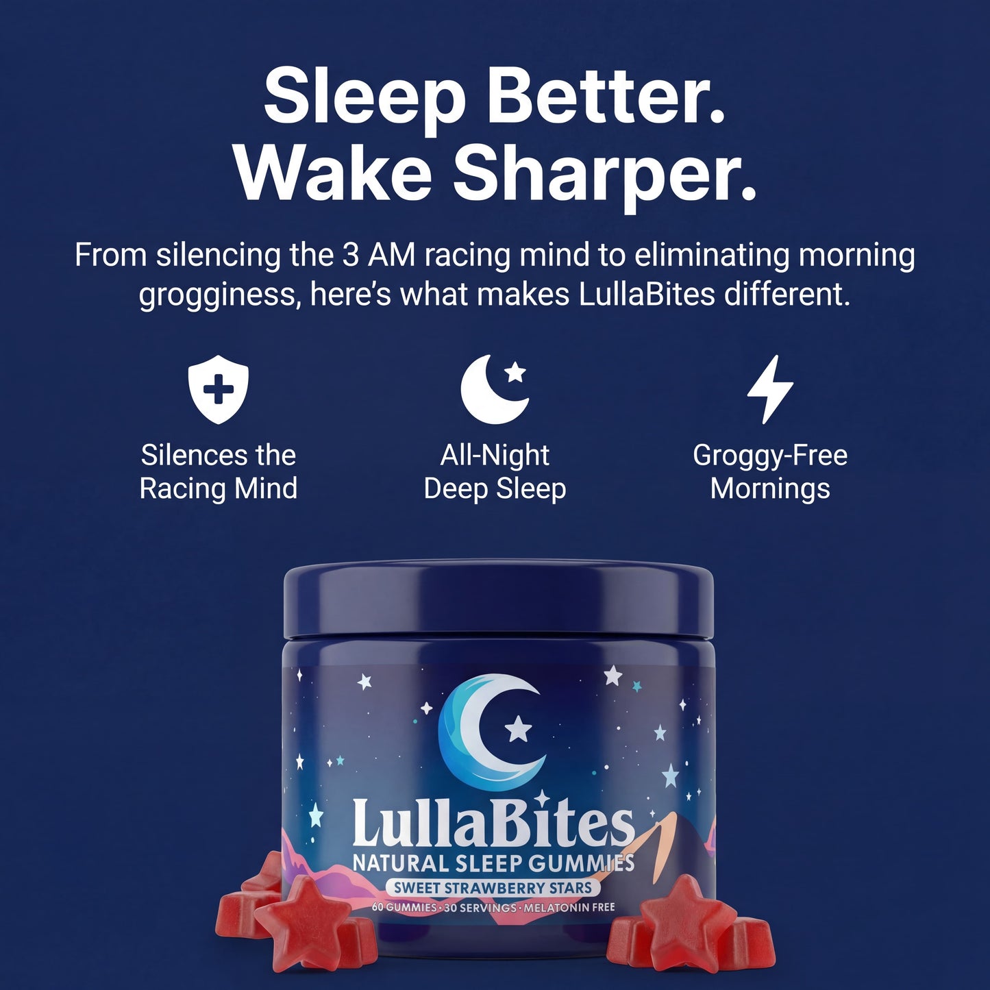 Fall Asleep in Under 30 Minutes, Stay Asleep All Night — Wake Up Refreshed or Your Money Back